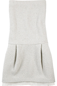 Vanessa Bruno Boucle strapless dress
