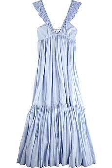 Vanessa Bruno Lace and ribbon trim sundress