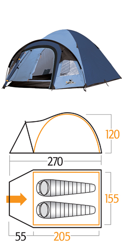Vango ALPHA 250 - ENSIGN BLUE