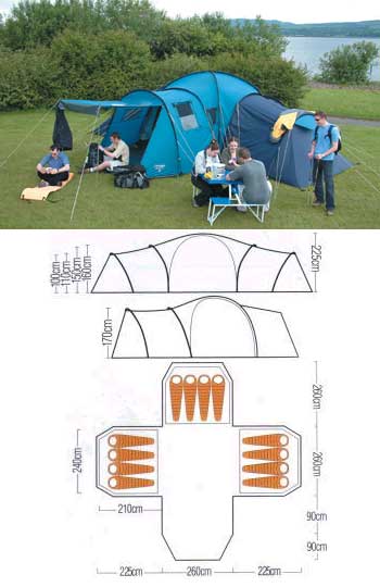 VANGO Colorado 1200DLX Tent