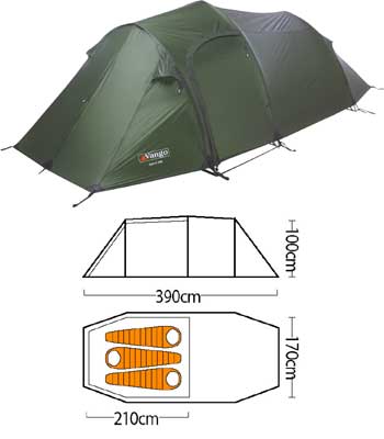 VANGO TBS Spirit 300 Tent