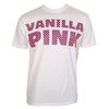 Vanilla Pink Bold Signiture T-Shirt (White)