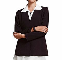 Vanillachocolate Classic black single button blazer