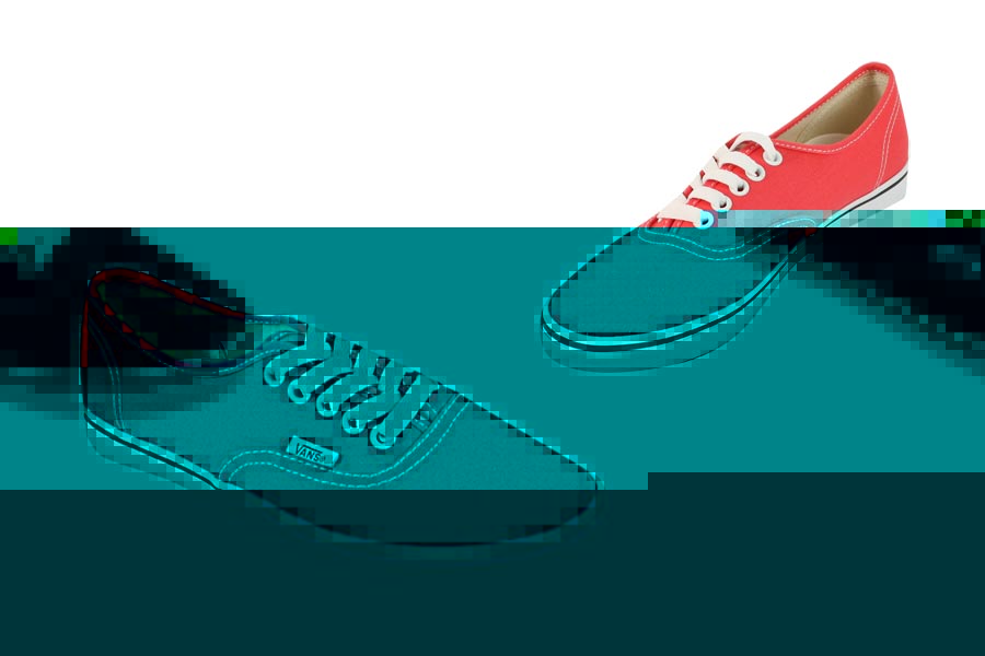 - Authentic Lo Pro - Hot Coral / True White