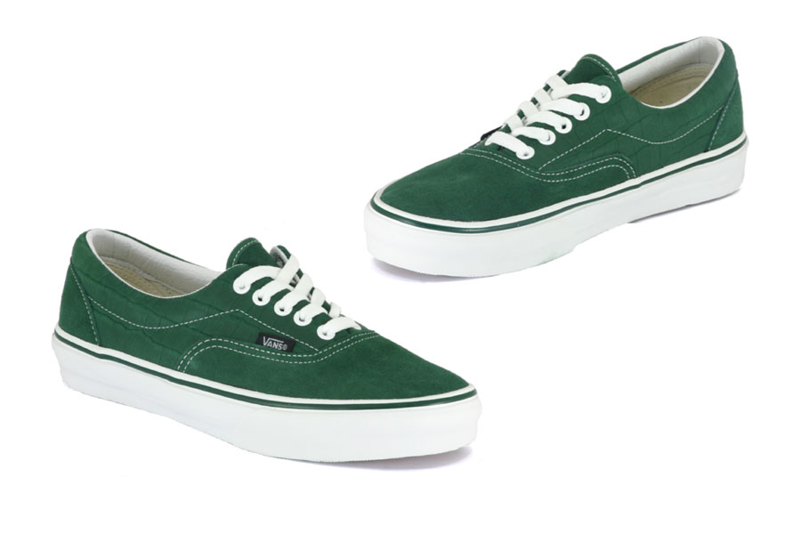 Vans - Era - Dark Green / White