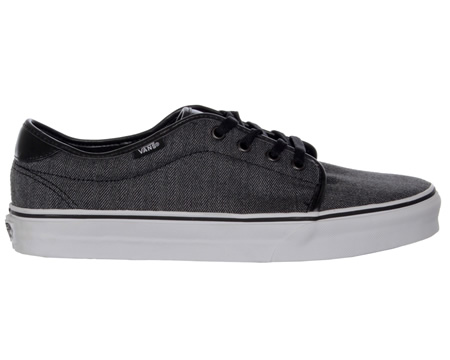 159 Vulcanized Black Tweed Trainers