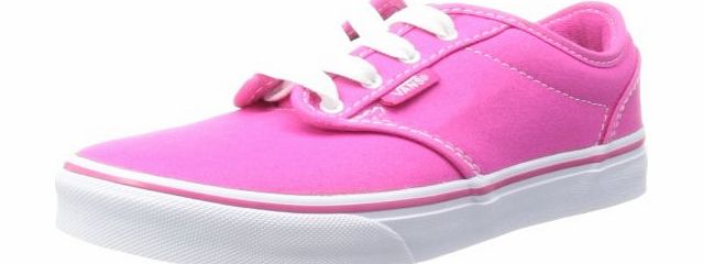 Vans Atwood, Unisex-Child Trainers, Magenta/White, 1 UK Child
