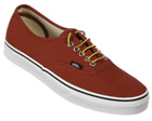 Vans Authentic Burgundy Canvas Trainers