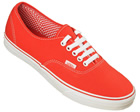 Vans Authentic Orange/White Trainers