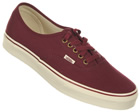 Vans Authentic Port/Cream Canvas Trainers