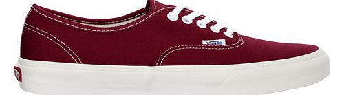 Vans Authentic Tibetan Red Canvas Trainers
