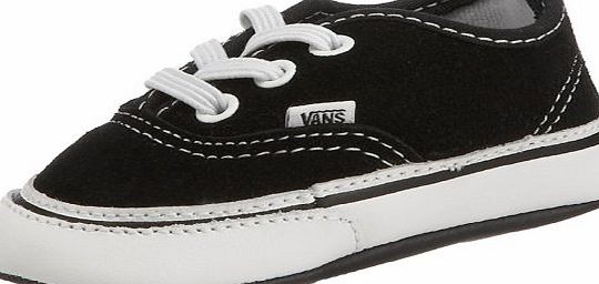 Vans Authentic, Unisex-Childs Low-Top Trainers, Black/White, 9-12 Months UK