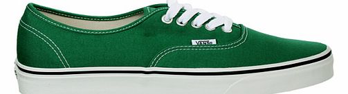 Authentic Verdant Green Canvas Trainers