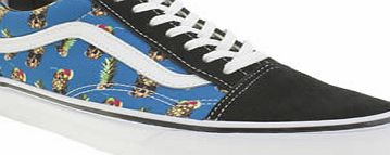 Vans Black And Blue Old Skool Trainers