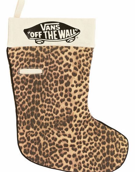 Vans Checkered Stocking Gift - (Leopard) Black