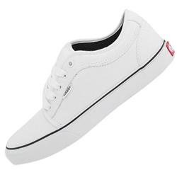 Chukka Low Skate Shoes - White/White