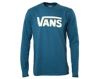 Vans Classic Long Sleeve Blue/White T-Shirt