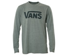 Vans Classic Long Sleeve Grey/Navy T-Shirt