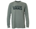 Classic Long Sleeve Grey/Navy T-Shirt
