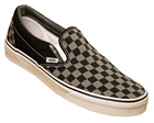 Classic Slip-On Black/Pewter Checkerboard