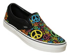 Vans Classic Slip-On Black/True White Peace WT