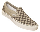 Classic Slip-On Brown/Beige Checkerboard