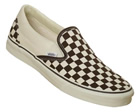 Classic Slip-On Brown/Cream Checkerboard