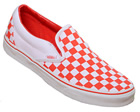 Vans Classic Slip-On Orange/White Chequerboard