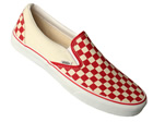Classic Slip-On Red/White Checkerboard