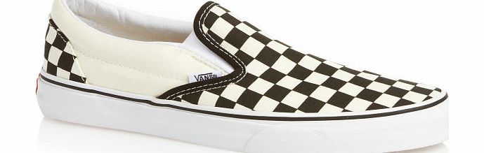Classic Slip-On Shoes - Black/White Checker