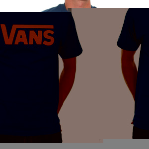 Vans Classic Tee shirt - Blue/Sun