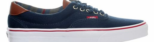Vans Era 59 Navy/Stripes Canvas Trainers