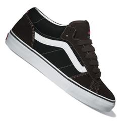 vans La Cripta Dos Skate Shoes -Coffee/Black/White