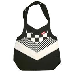 Ladies Checkerboard Tote - Black/White