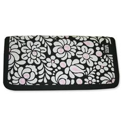 vans Ladies China Floral Wallet - Black/Prism Pink