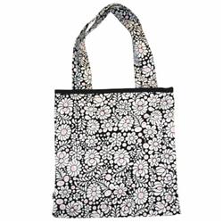 vans Ladies China Flower Tote - Black/Prism Pink