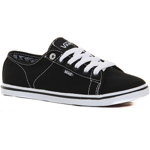 Vans Ladies Ferris Lo Pro Skate shoe - Black/White