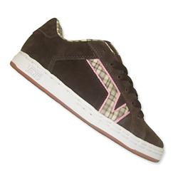 Ladies Lavi 2 Skate Shoes - (Plaid) Brown