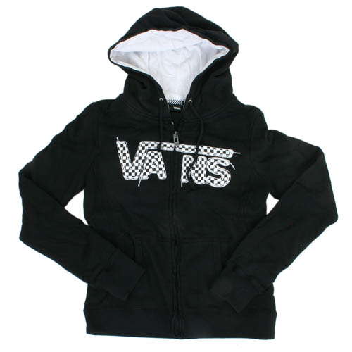Ladies Vans Animal Full Zip Hoody Black