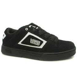 Vans Male Bushnell Suede Upper Fashion Large Sizes in Black and White