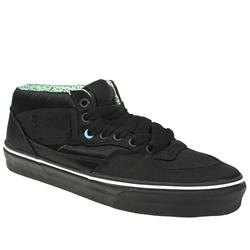 Vans Male Half Cab Fabric Upper Hi Tops in Black