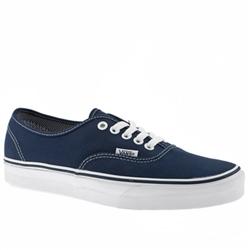 Vans Male Vans Authentic Fabric Upper Skate in Navy