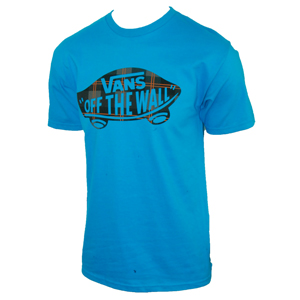 Vans Mens Mens Vans Pladical II T-Shirt. Turquoise