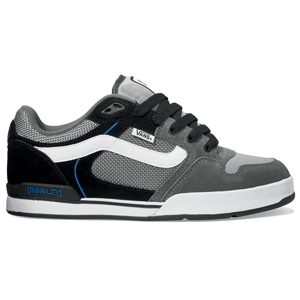 Vans Mens Mens Vans Rowley Shoe. Grey Black White