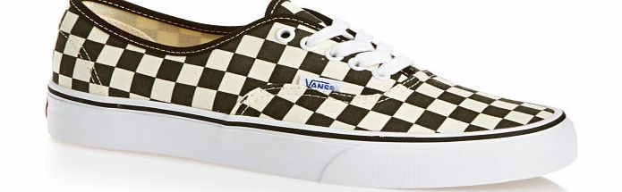 Mens Vans Authentic Shoes - Black/white Checker