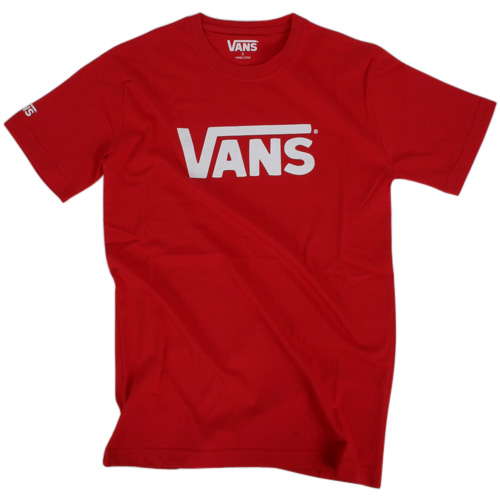 Vans Mens Vans Classic Tee Red White