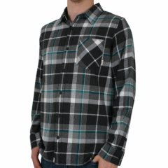 Vans Mens Vans Clockout Flannel Shrit Midnight