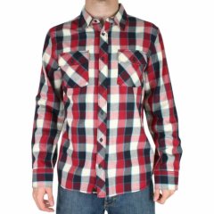 Vans Mens Vans Earnest Shirt Rio Red