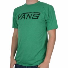 Mens Vans Old Skool Drop V Tee Leprechaun Heather