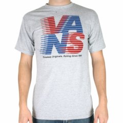 Vans Mens Vans Rolling Originals Tee Athletic Heather